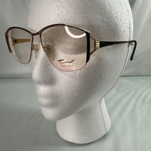 Tura Mod-465 TEA Vintage 80's Womens Eyeglasses 57-14-135 Grandmacore- New